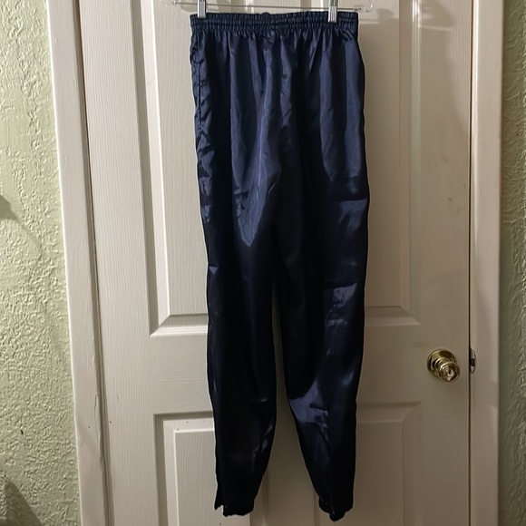 Vintage Lavon Blue Silk feel Joggers Size Small - Picture 10 of 11